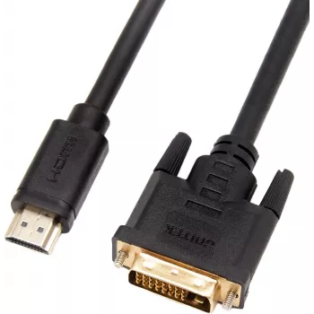 UNITEK Bidirectional HDMI to DVI-D kaabel 2m must