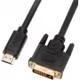 UNITEK Bidirectional HDMI to DVI-D kaabel 2m must