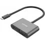 UNITEK USB-C to HDMI 4K & VGA Full HD Adapter