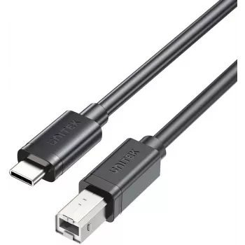 Unitek USB-C to USB-B 2.0 Printer Cable 1m Black