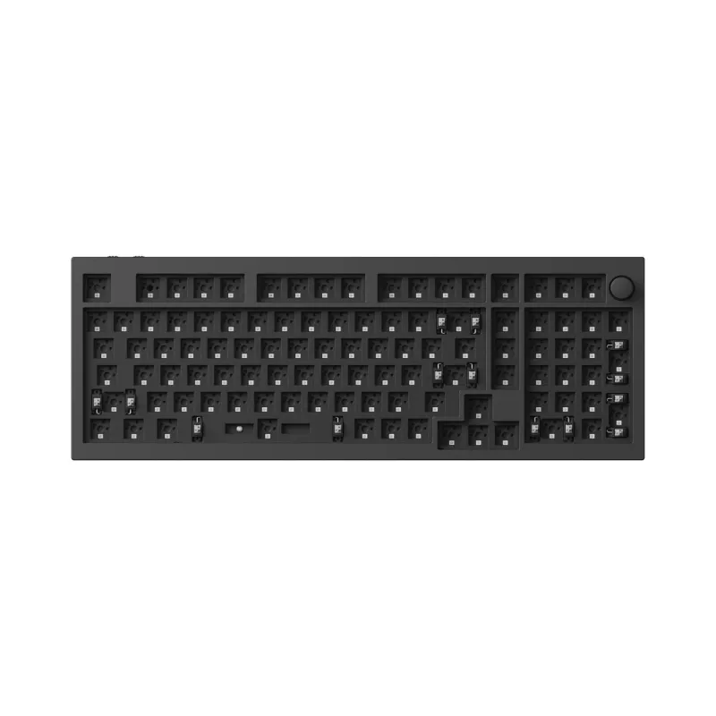 Keychron Q5M-M1 96% mehaaniline klaviatuur, Gateron G Pro Red lüliti, RGB Hot-Swap, Bluetooth 5.1 ja USB-C, alumiiniumkorpus