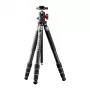 FREEWELL 5-in-1 Multifunktsionaalne Kaamera Statiiv - Alumiiniumsulam, Kuulkinnitus, 1170mm Maksimaalne Kõrgus, 2.5kg Koormus, Must