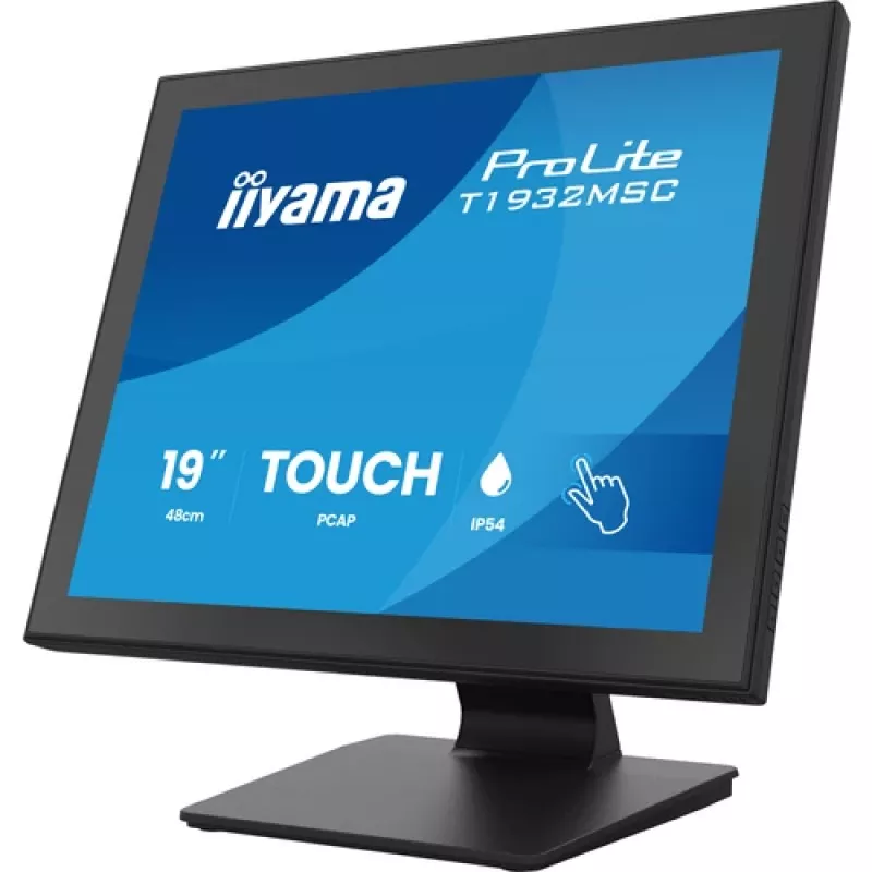 IIYAMA T1932MSC-B2S 19 inch IPS LED puutemonitor - must