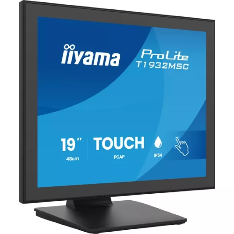 IIYAMA T1932MSC-B2S 19 inch IPS LED puutemonitor - must
