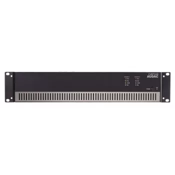 AUDAC CAP248 2-kanaliline Class-D võimsusvõimendi 480W RMS 4 Ohm 1U must