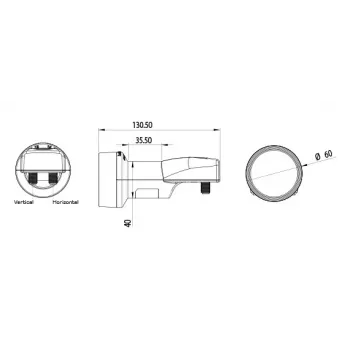 Inverto lairiba LNB-muundur 2 väljundit 10.7-12.75 GHz