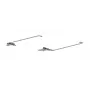 HP L52009-001 Hinge Kit HP 15-DW/15-DY/15-DA/15-DB/250 G7/255 G7 seeriale - vasak ja parem ekraani hing - must/hõbedane