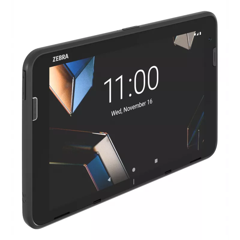 Zebra ET401 8 inch WUXGA Wi-Fi 7 Standard SE4100 tahvelarvuti - 64 GB, 6 GB RAM, must