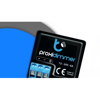 BLEBOX Proxidimmer Mahtuvuslik Lähedussensor Wi-Fi Puutevaba Dimer 12-24V DC LED-ribadele, 5A, 120W, PWM, IP20