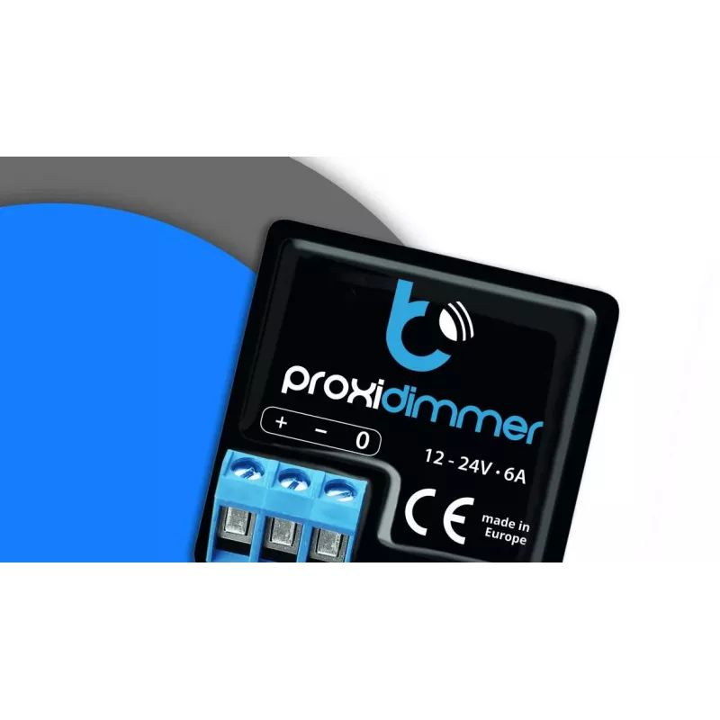 BLEBOX Proxidimmer Mahtuvuslik Lähedussensor Wi-Fi Puutevaba Dimer 12-24V DC LED-ribadele, 5A, 120W, PWM, IP20