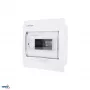 SCHELINGER A80-RDP-IP40-NPE-08P Sissepandav jaotuskilp IP40, 8 moodulit, 1 rida, 8N+8PE klemmid, läbipaistev uks, valge