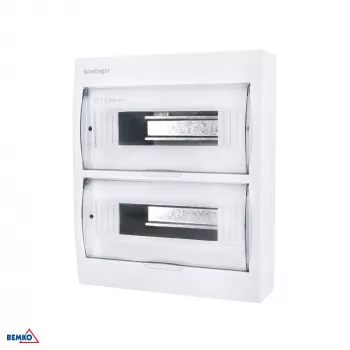 SCHELINGER A80-RDN-IP40-NPE-24P Pindpaigaldatav jaotuskilp IP40 24N+24PE 2x12P