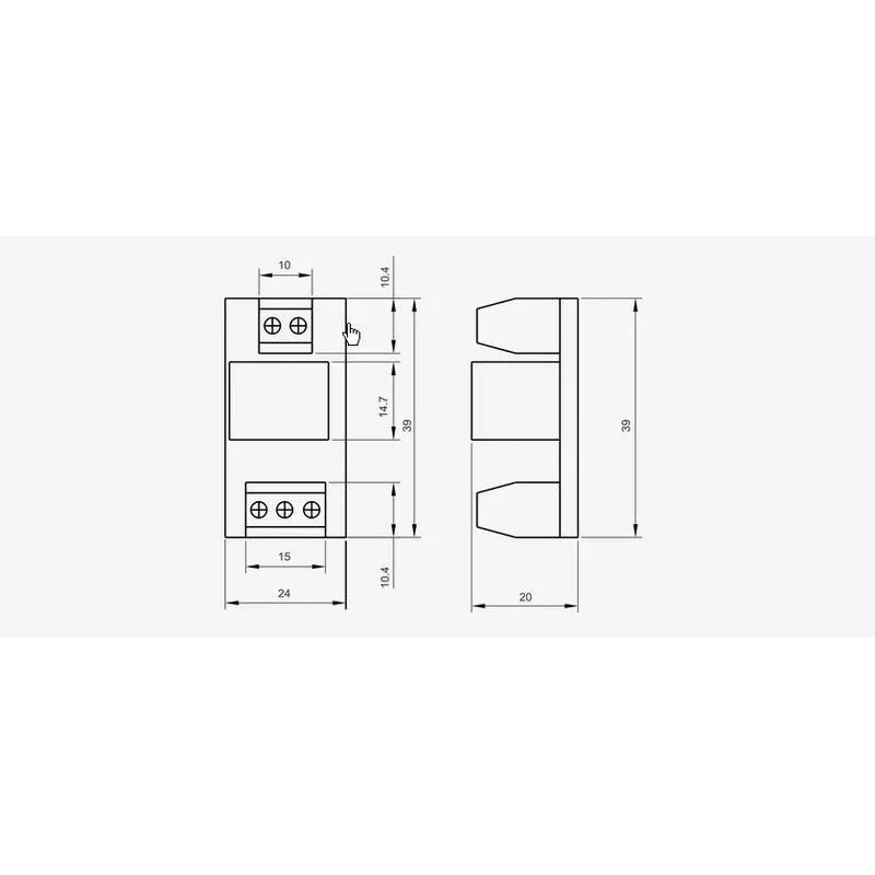 SCOT RL-1 Relee 24V DC SPDT 10A PCB läbiviiguga
