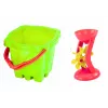 HEMAR Sand Toy Set Bucket Castle Grinder 9 Pieces