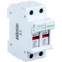 VCX Pro Kaitsealune 2-pooluseline 32A 400V AC 10x38mm DIN Rööpale