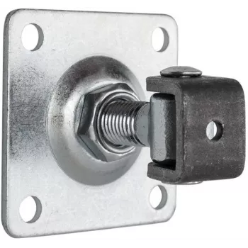 PSG 61.019 Reguleeritav keevitushinges kinnitusplaadiga 100x100x4mm - M20 keere