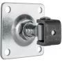 PSG 61.019 Reguleeritav keevitushinges kinnitusplaadiga 100x100x4mm - M20 keere