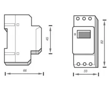 ORNO OR-PRE-414 Digitaalne taimer, DIN-lavale, 230V AC, 16A, 1 kanal