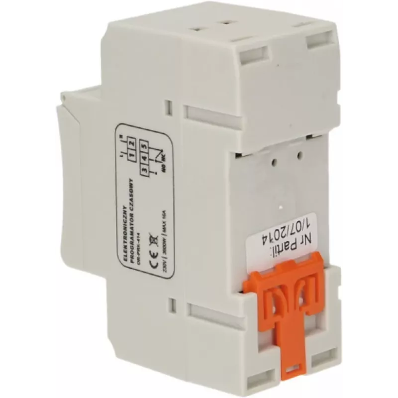 ORNO OR-PRE-414 Digitaalne taimer, DIN-lavale, 230V AC, 16A, 1 kanal