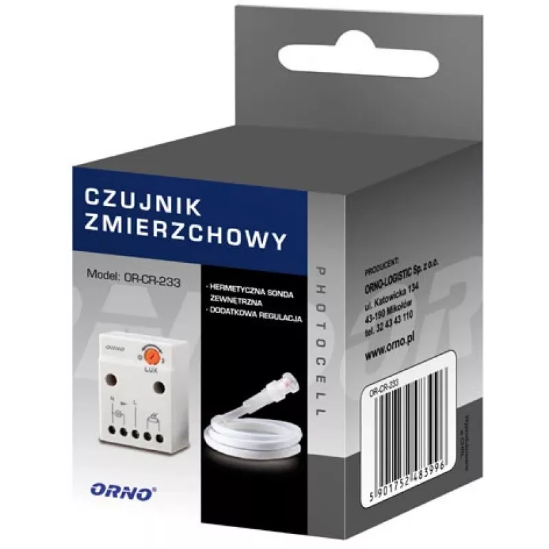 ORNO OR-CR-233 Hämarikuandur koos anduripäisega