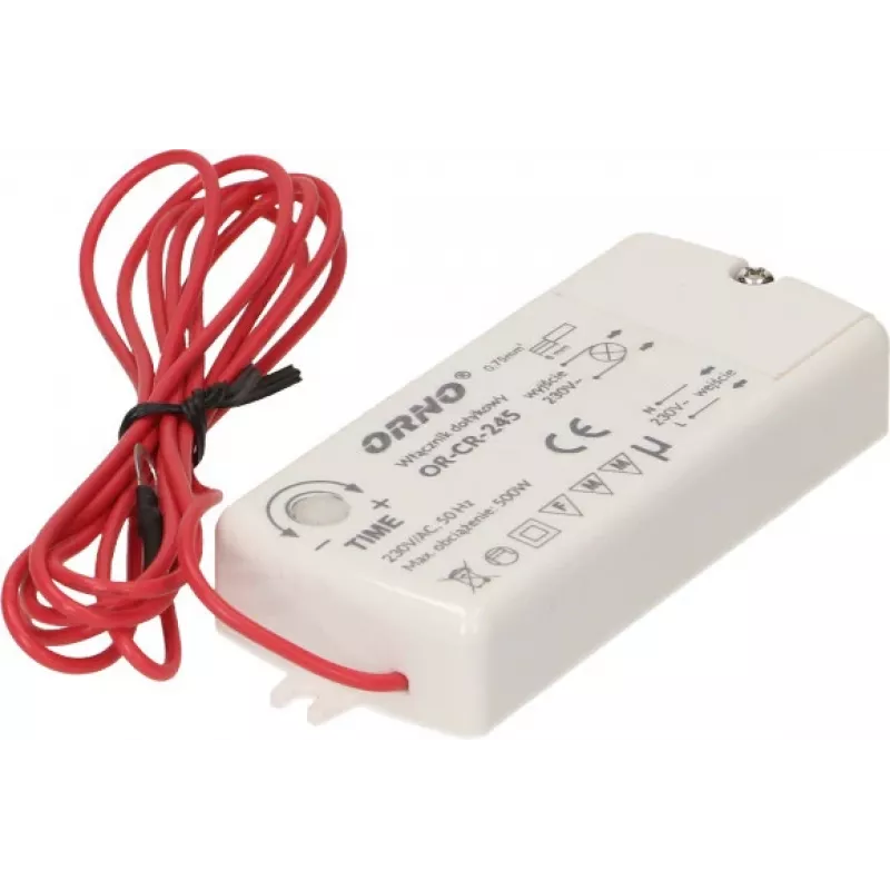 ORNO OR-CR-245 Puutevaba induktiivne läheduslüliti LED-valgustusele, must