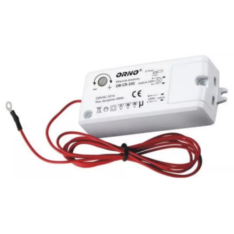 ORNO OR-CR-245 Puutevaba induktiivne läheduslüliti LED-valgustusele, must