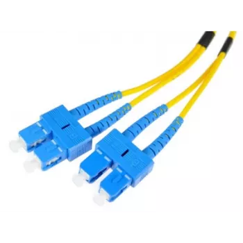 OPTIX Single-Mode Duplex SC/UPC to SC/UPC Fiber Patch Cable 2m