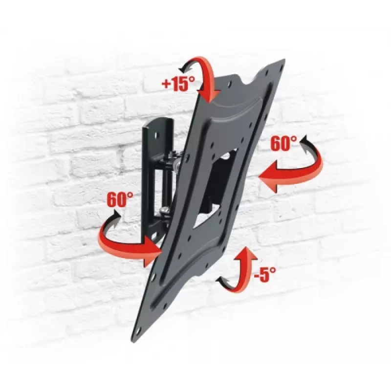 OPTICUM TV Mount AX FLEXI 13-42 inch Full-Motion seinakinnitus must