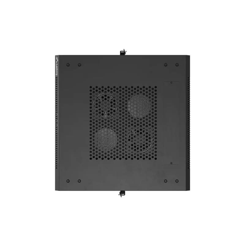 Lanberg 19-tolline 18U 600x600 must põrandal seisev kapp klaasuksega (lamepakk)