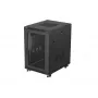 Lanberg 19-tolline 18U 600x800 mm must põrandal seisev kapp perforeeritud ustega (lamepakend)