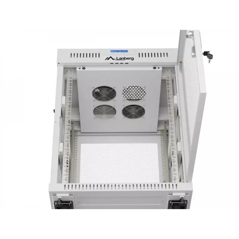 Lanberg FF01-6615-23SL Vabaltseisev 19-tolline kapp 15U 600x600 Hall Perforeeritud uks LCD Flat Pack