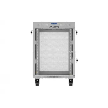 Lanberg FF01-6615-23SL Vabaltseisev 19-tolline kapp 15U 600x600 Hall Perforeeritud uks LCD Flat Pack