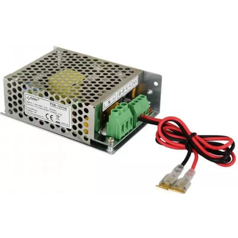 Pulsar PSB-12V3A 13.8V/3A Puhvertoiteplokk, sisseehitatav, 170-260V AC sisend, 12-15V DC reguleeritav väljund, 12V pliiakudele 7-40Ah