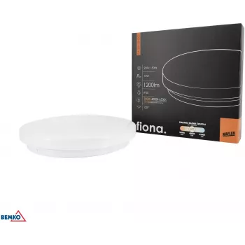 KAFLER FIONA LED Laevalgusti 12W 3000/4000/6500K 1200lm IP20 Valge