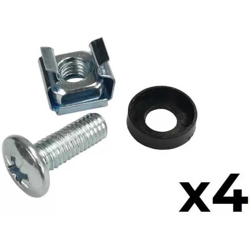 ATTE ADD-RACK2U1 2U 19-tolline riiulikinnitusadapter lihtsate kinnitusavadega, must