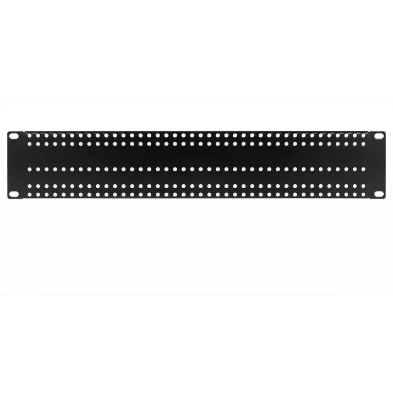 ATTE ADD-RACK2U1 2U 19-tolline riiulikinnitusadapter lihtsate kinnitusavadega, must