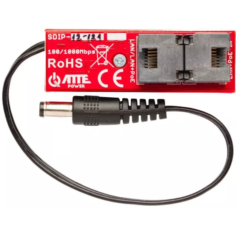 ATTE SDIP-12-121 PoE+ adapter 30W Gigabit