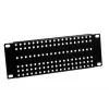ATTE ADD-RACK10-2U1 10-tolline 2U riiulikinnitusadapter sirgete avadega, must