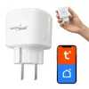 GreenBlue kaugjuhitav WiFi pistikupesa, Android/iOS/Alexa/Google Home, taimer, vattmeeter, max 16A/3840W, GB735 W