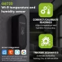 GRB GREENBLUE GB741 Välitööde WiFi temperatuuri- ja niiskusandur, Android/iOS, 3.0V DC, 2xAAA, IP65