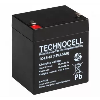TECHNOCELL TC 4.5-12 AGM Aku 12V 4.5Ah