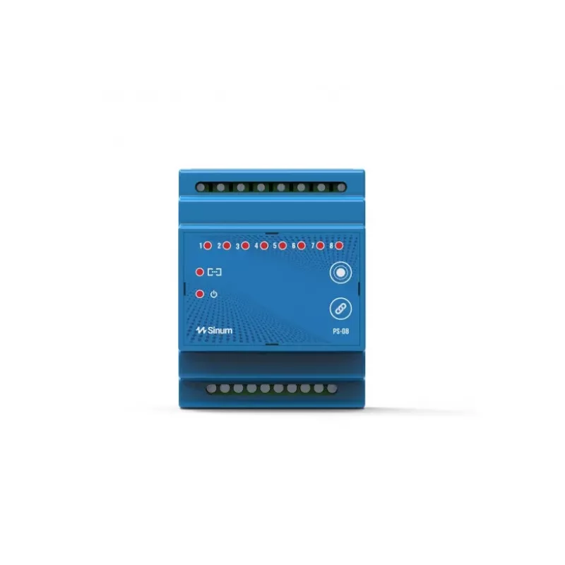 Juhtmevaba DIN-liisturelee PS-08 Blue Tech Sterowniki