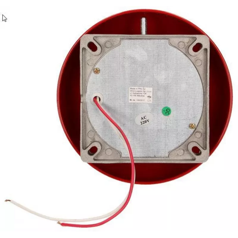 ORNO OR-DP-ML-131 Koolikell 230V AC 85dB Punane Teras
