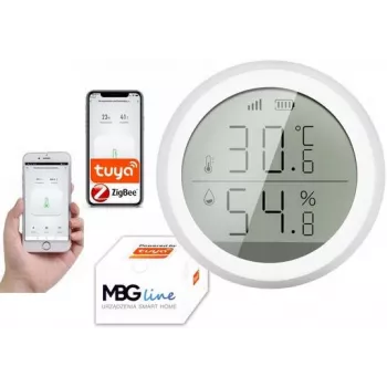 MBG Line ZigBee HS01 temperatuuri- ja niiskusandur