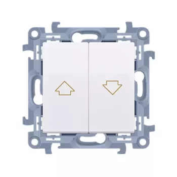 KONTAKT SIMON 10 Module White Shutter Control Button Arrow Screw Terminals 10A 250V