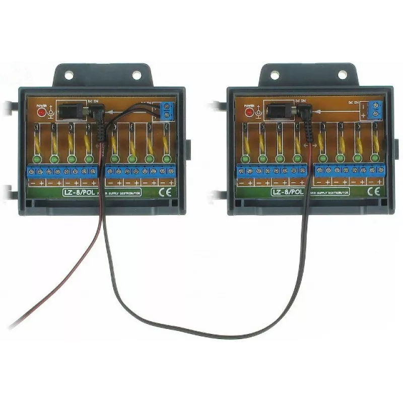 DELTA Power Terminal Block KG-8/POL 8-poolne 16A 400V Valge