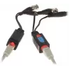 DELTA TR-1RJ-HD Passiivne Videobaluni Komplekt (2 tk) - 8MP 4K HD-CVI/HD-TVI/AHD/CVBS, BNC-RJ45, Must