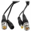 DELTA TR-1RJ-HD Passiivne Videobaluni Komplekt (2 tk) - 8MP 4K HD-CVI/HD-TVI/AHD/CVBS, BNC-RJ45, Must