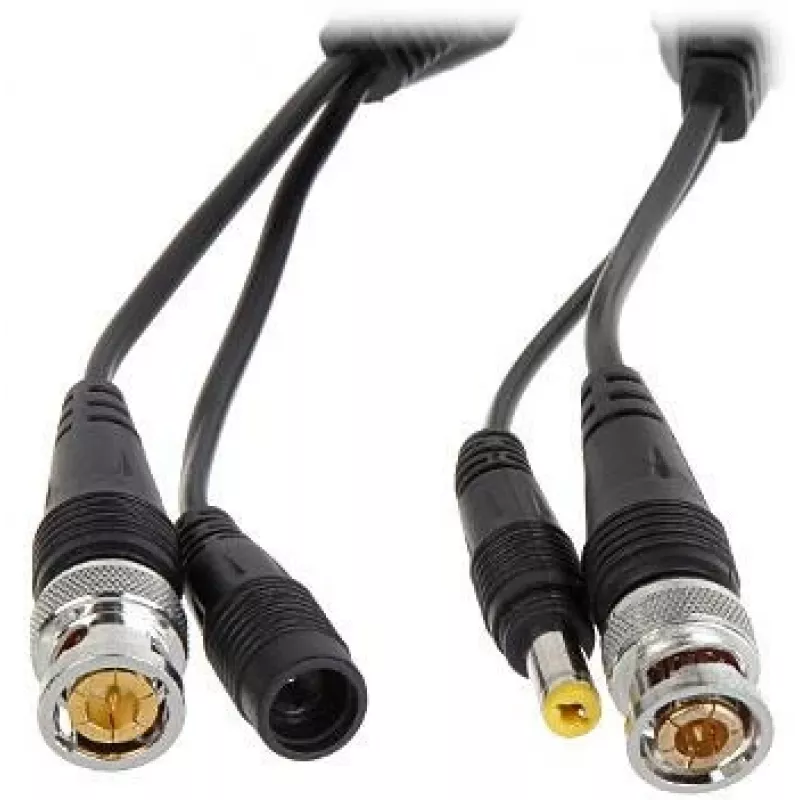 DELTA TR-1RJ-HD Passiivne Videobaluni Komplekt (2 tk) - 8MP 4K HD-CVI/HD-TVI/AHD/CVBS, BNC-RJ45, Must