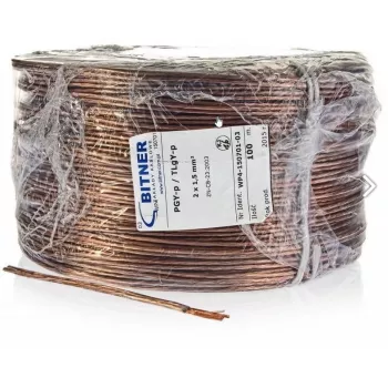 BITNER BiTsound PGY-p (TLgY) 2x0.75mm² Kõlarikaabel Rull 100m